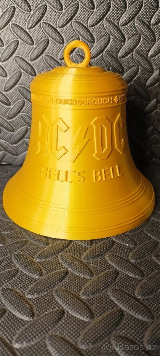 Zvon ACDC dekorace 12 cm
