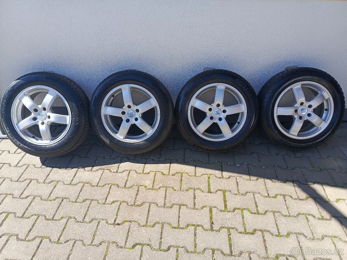 KOMPLETNÍ ZIMNÍ ALU KOLA SEAT ALHAMBRA 205/60 R16 ET38