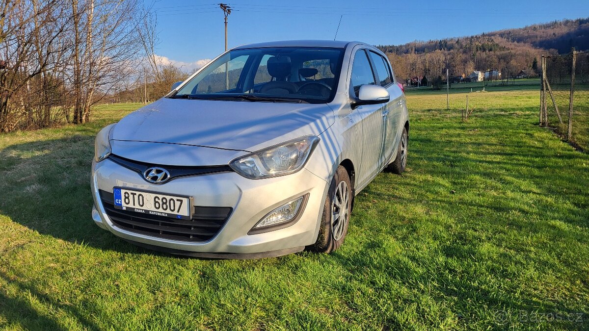 Hyundai i20 1.2 LPG 63kW rv.2013 NOVÁ STK
