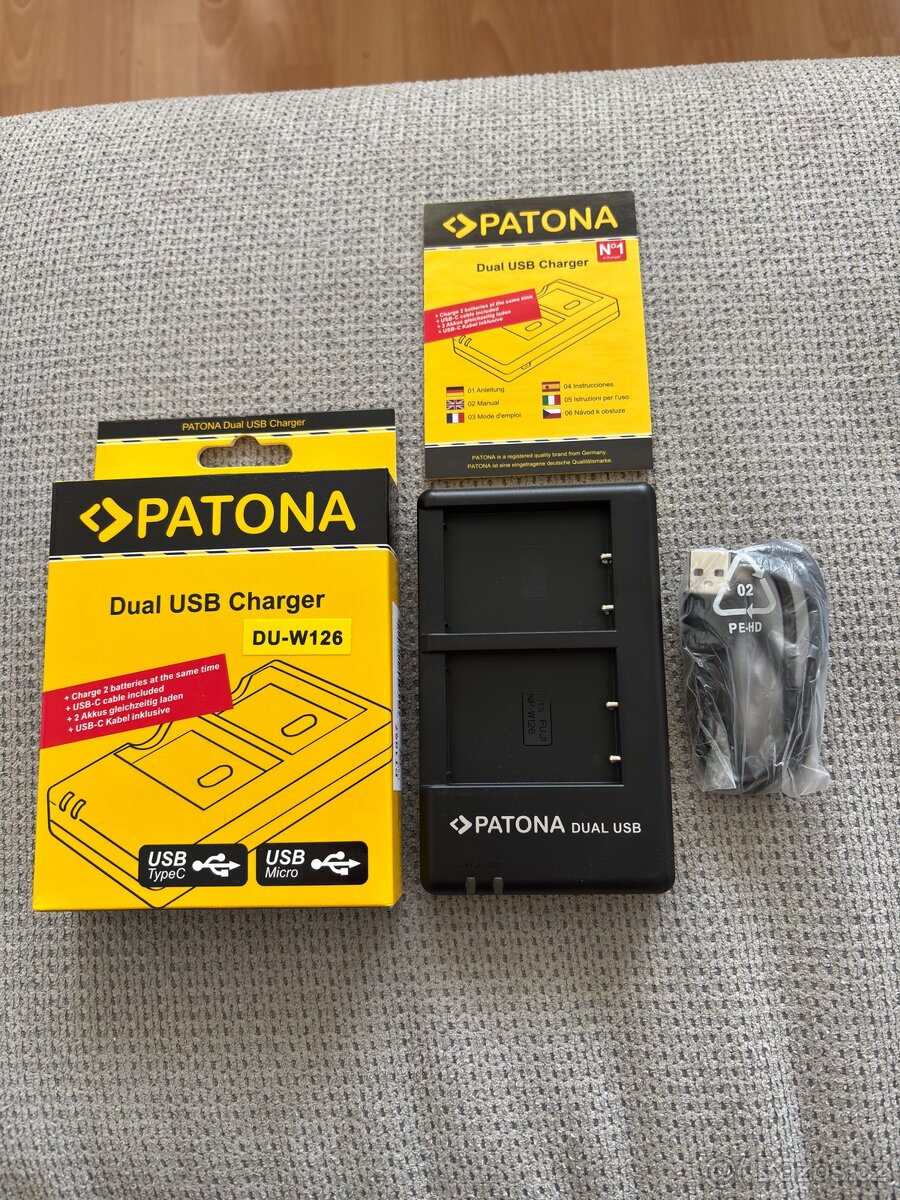 Patona Dual USB Charger DU-W126 – NOVÁ, nikdy nepoužitá