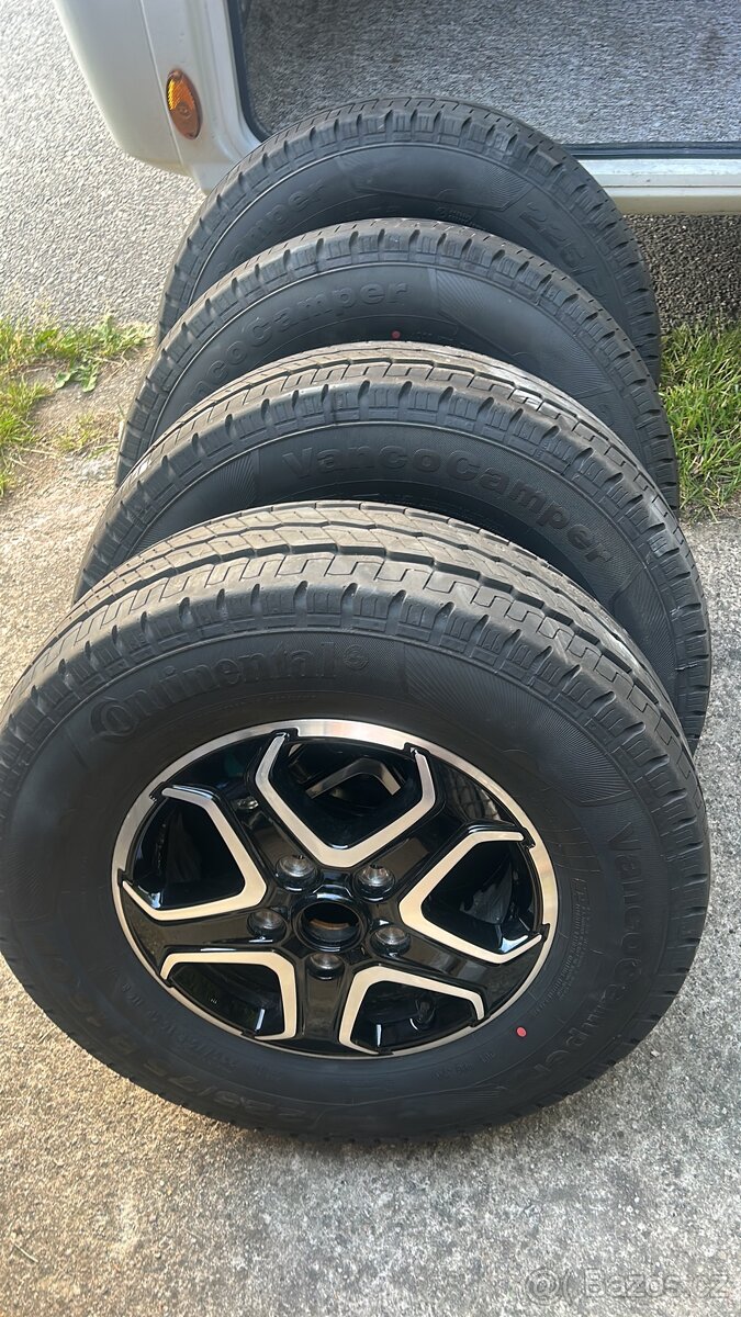 Fiat Ducato alukola pneumatiky Continental Nové 225/75 r16