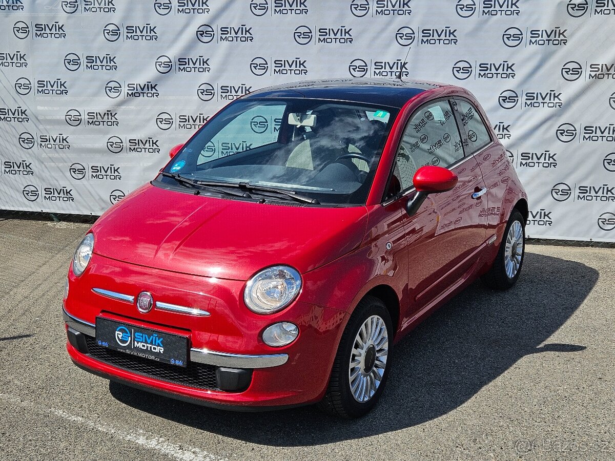 Fiat 500 Lounge 1.2 51kW PANO KLIMA ALU 113tis.KM