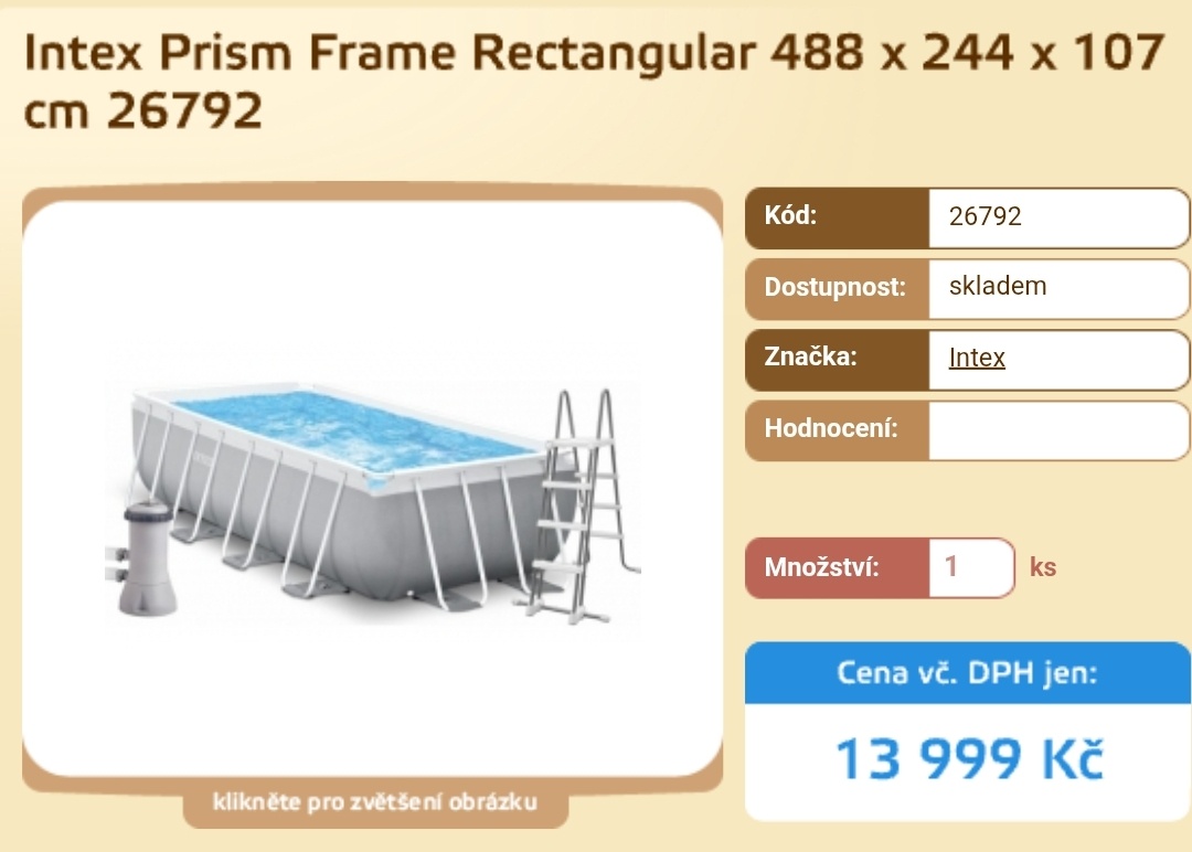 Bazén Intex