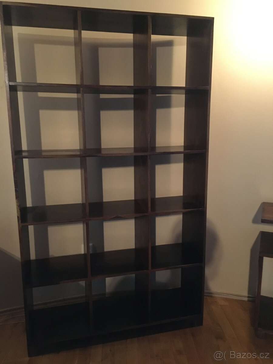 Knihovna / police 111 x 36 x 191 z palisandrového dřeva