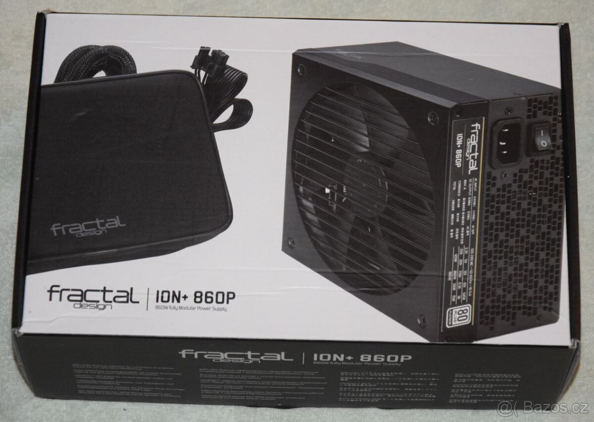 Fractal Design ION+ 760P plně modulární, tichý, PLATINUM