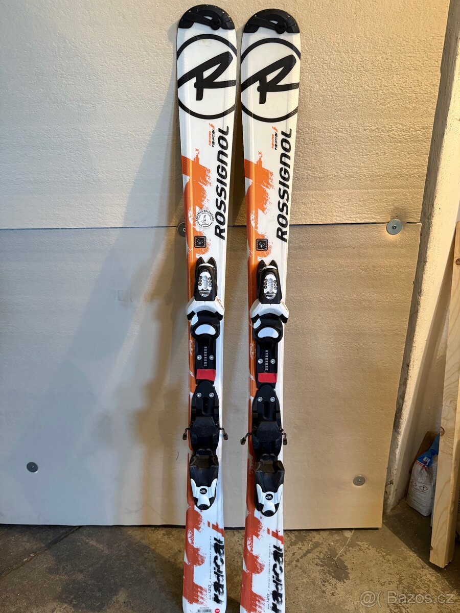 Dětský lyžařský set Rossignol 120 cm + lyžáky Dalbello 24,5