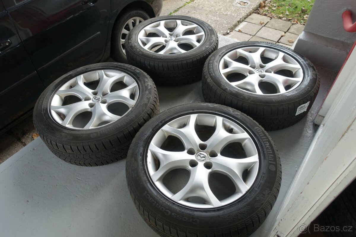 MAZDA alu 19 včetně  pneu 5x114,3