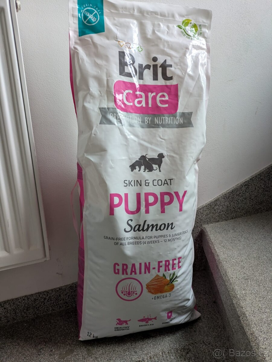 Brit Care Grain-Free Puppy Salmon 12kg krmivo pro psy