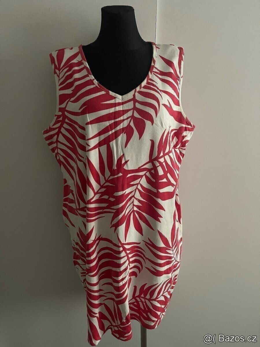 Příjemné šaty bez rukávů vel.XXL/52-54.