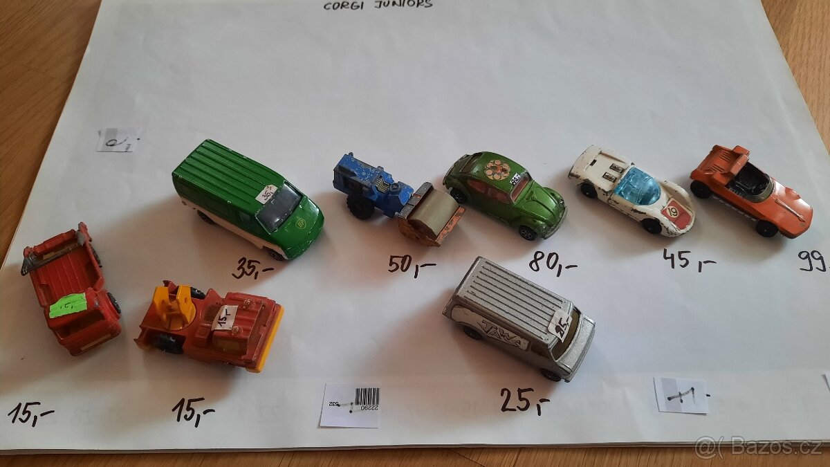 CORGI angličáky RETRO made in England, Majorette