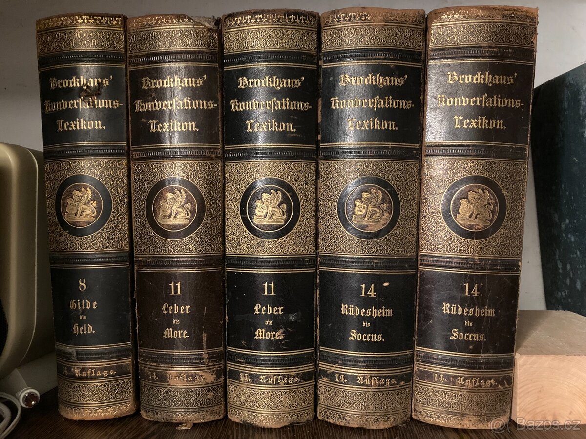 Brockkhaus Konversations-Lexikon 1898 (díl 11 a 14)