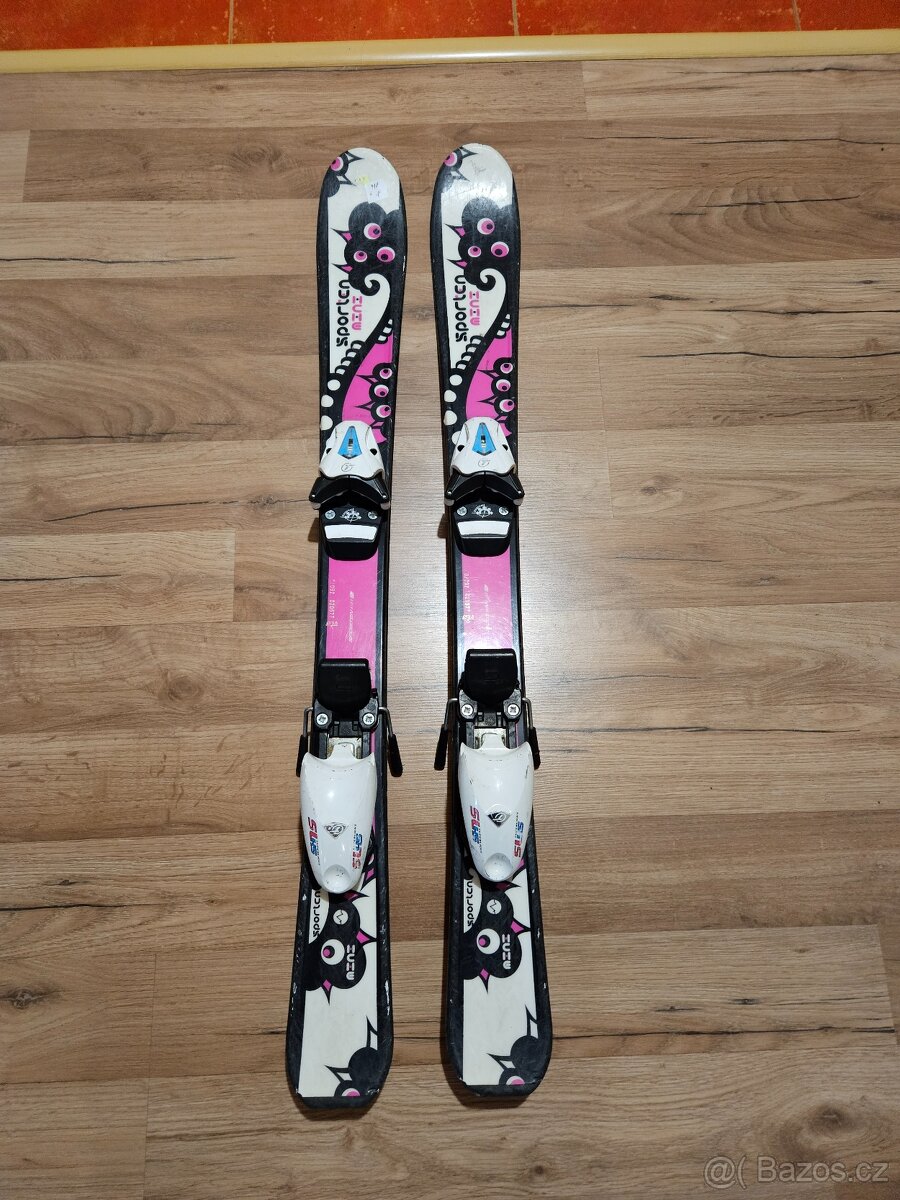 Dětské lyže Sporten 92cm + lyžáky Nordica