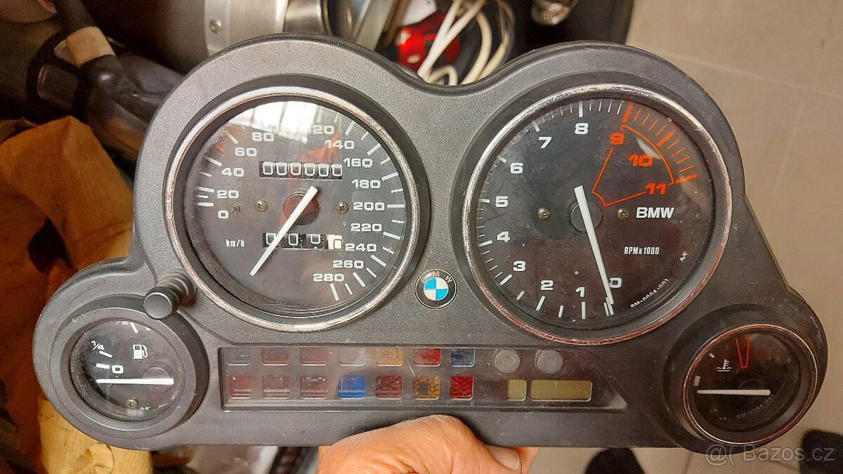 BMW K 1200 RS - nová přístrojová deska, přístroje, budíky