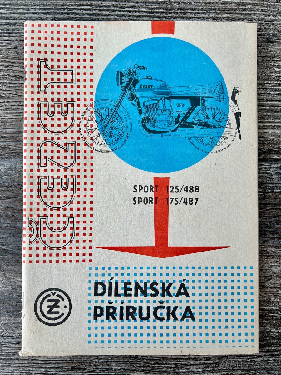 Dílenská příručka - Čezet Sport 125 / 175 ( 1986 )