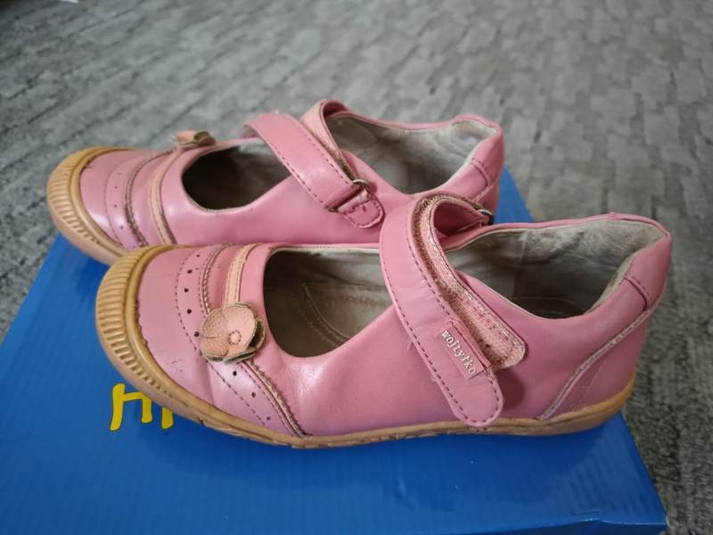 Dětské kožené boty/baleríny - vel.31