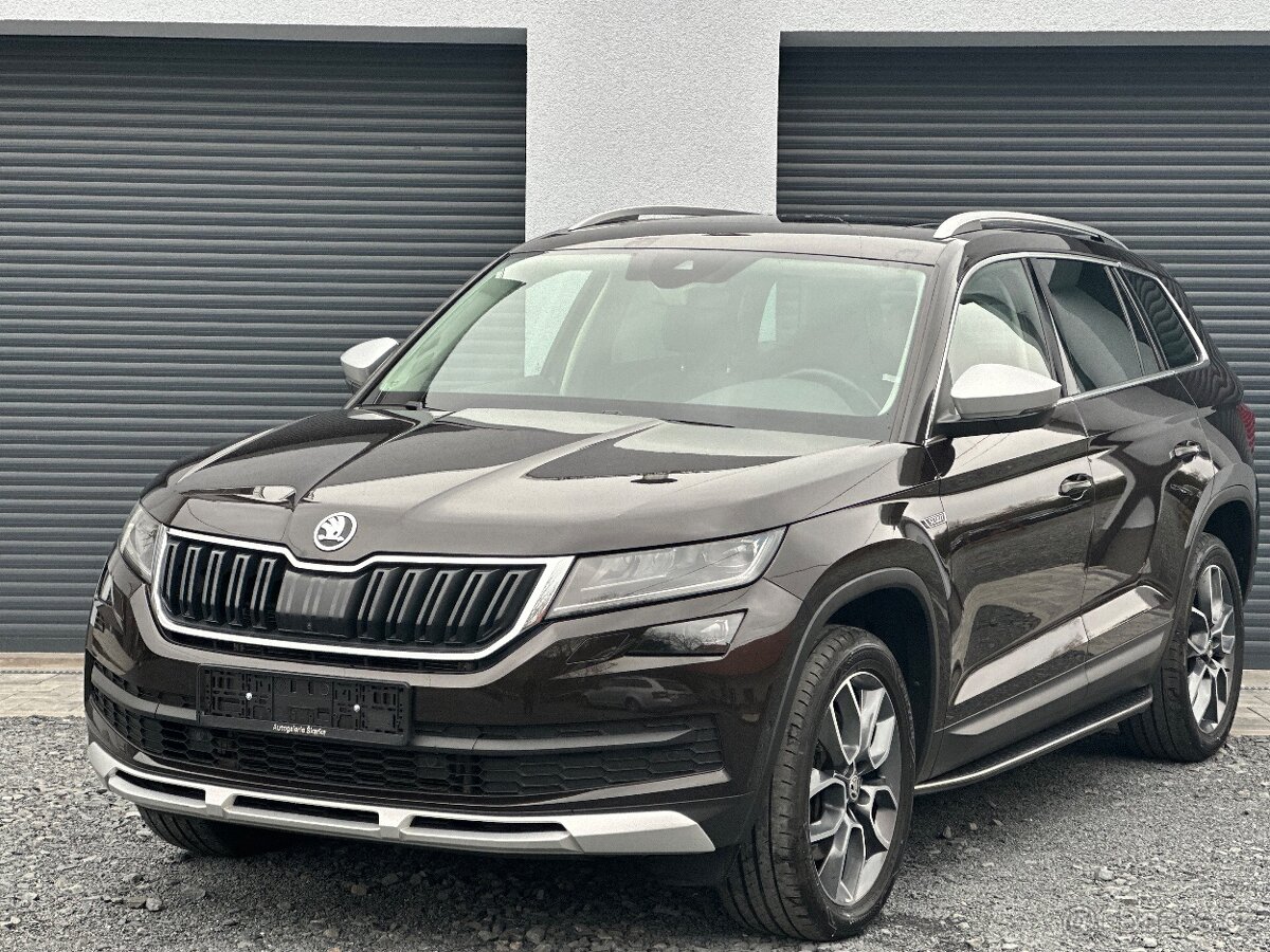 ŠKODA KODIAQ SCOUT 2.0 TDI 140 KW 4x4 WEBASTO TAŽNÉ m2021