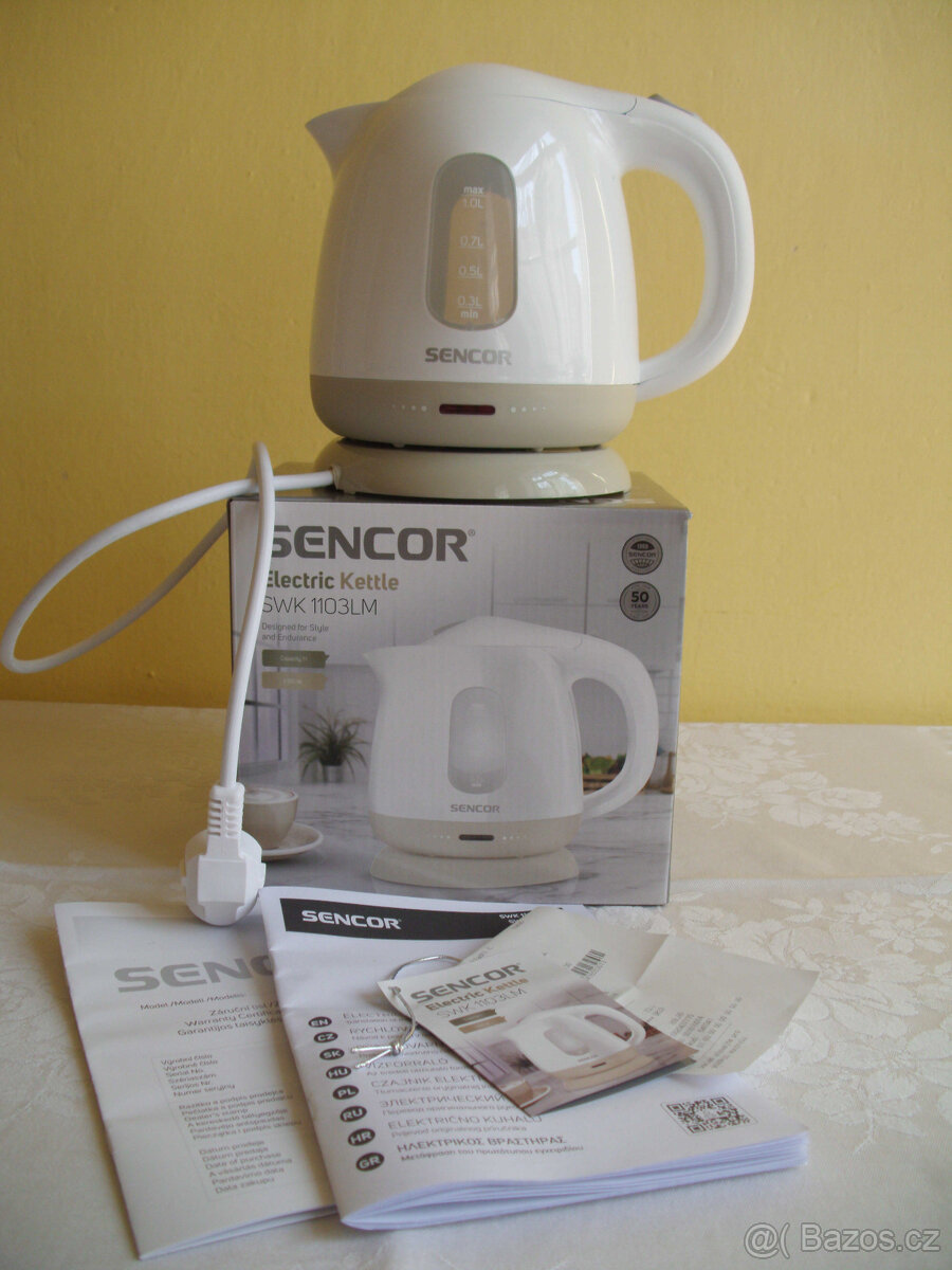 NOVÁ rychlovarná konvice Sencor
