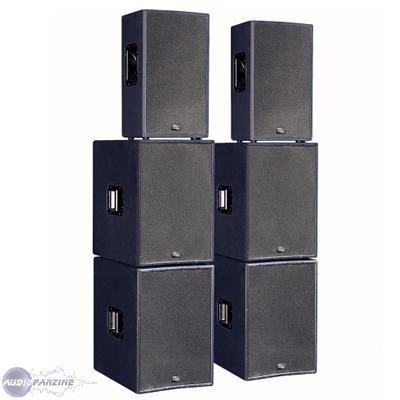 Aktivní DAP Audio: 4x Bass + 2x vršek + obaly a case.