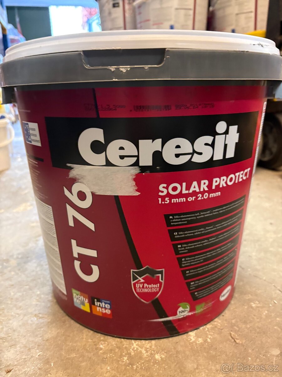 Fasádní omítka Ceresit CT 76 - odstín černá