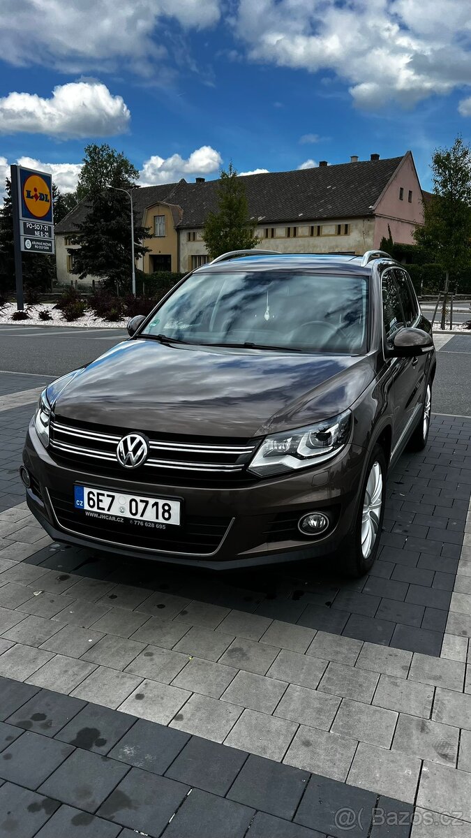 VW Tiguan 2.0 TDi 103kW DSG, 4x4, Webasto, panorama, tažné