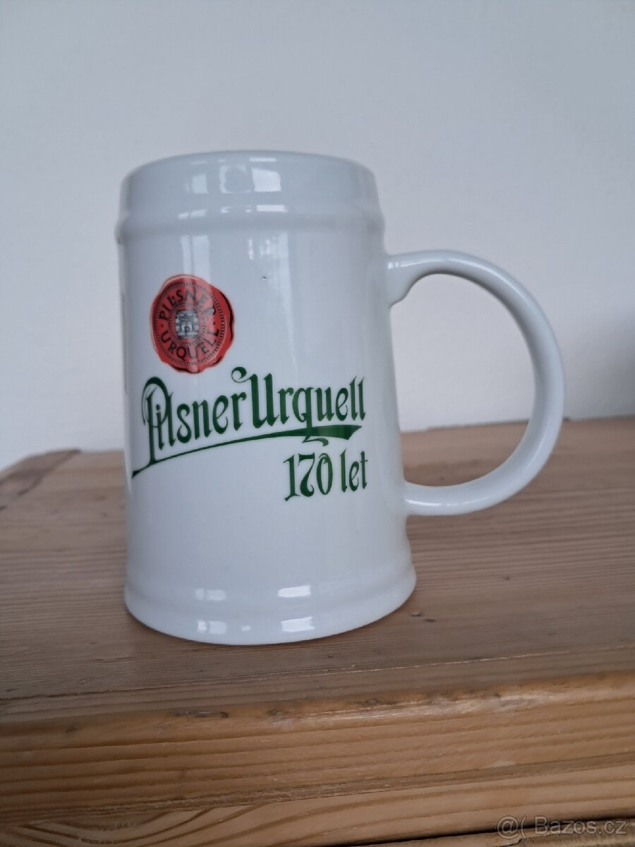Porcelánový korbel Pilsner Urquell