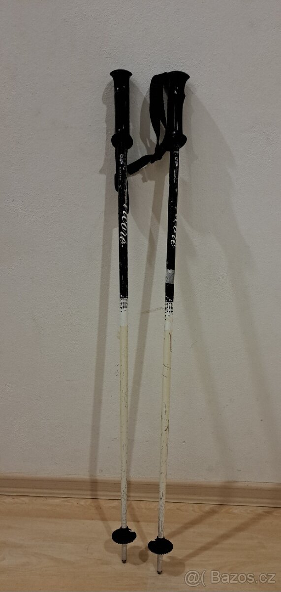 Dětské hůlky na lyžování, 95 cm