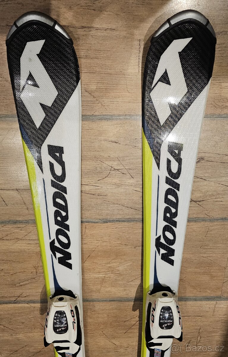 DĚTSKÉ LYŽE NORDICA 120CM SUPER STAV PC 4800,-