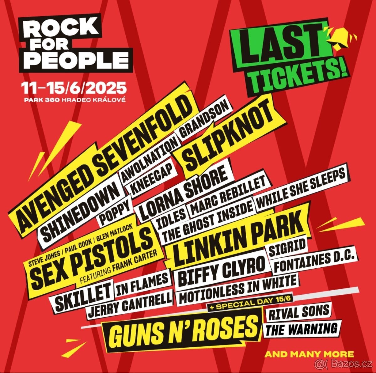 Rock for People 4 denní vstup