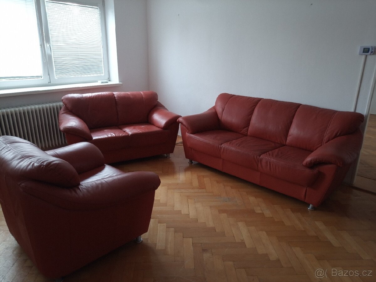 Prodám koženou sedací soupravu