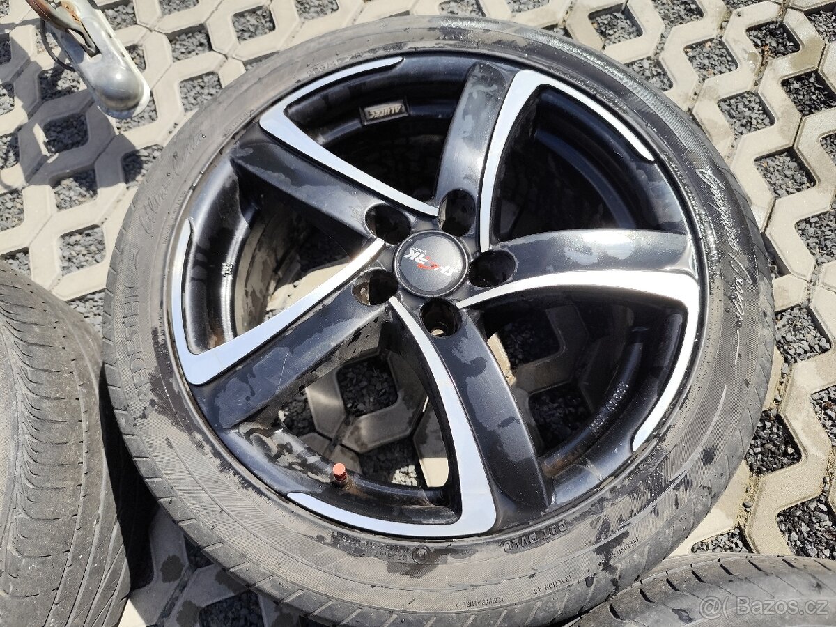 Hliníková kola Alutec 5x100 R17 s pneu