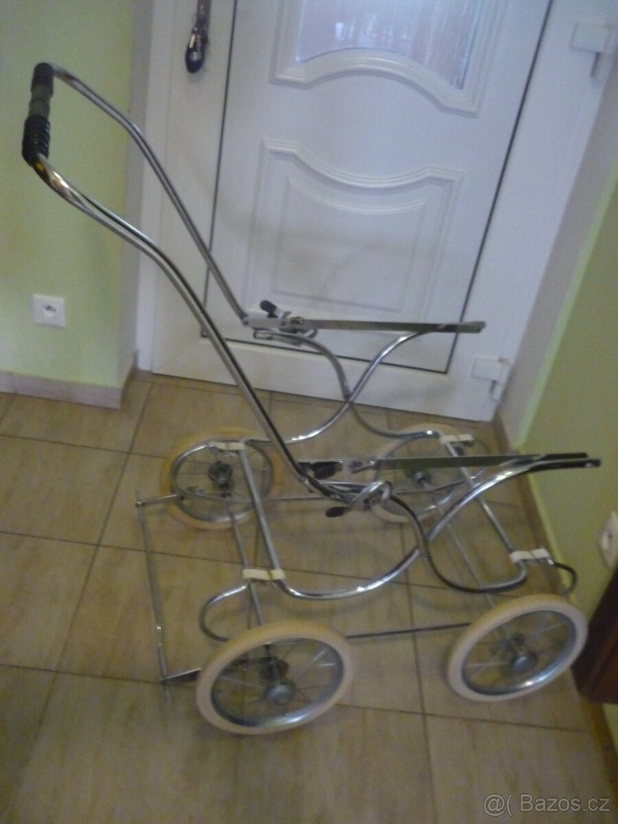Podvozok a kolesá - retro kočárek Stegner.