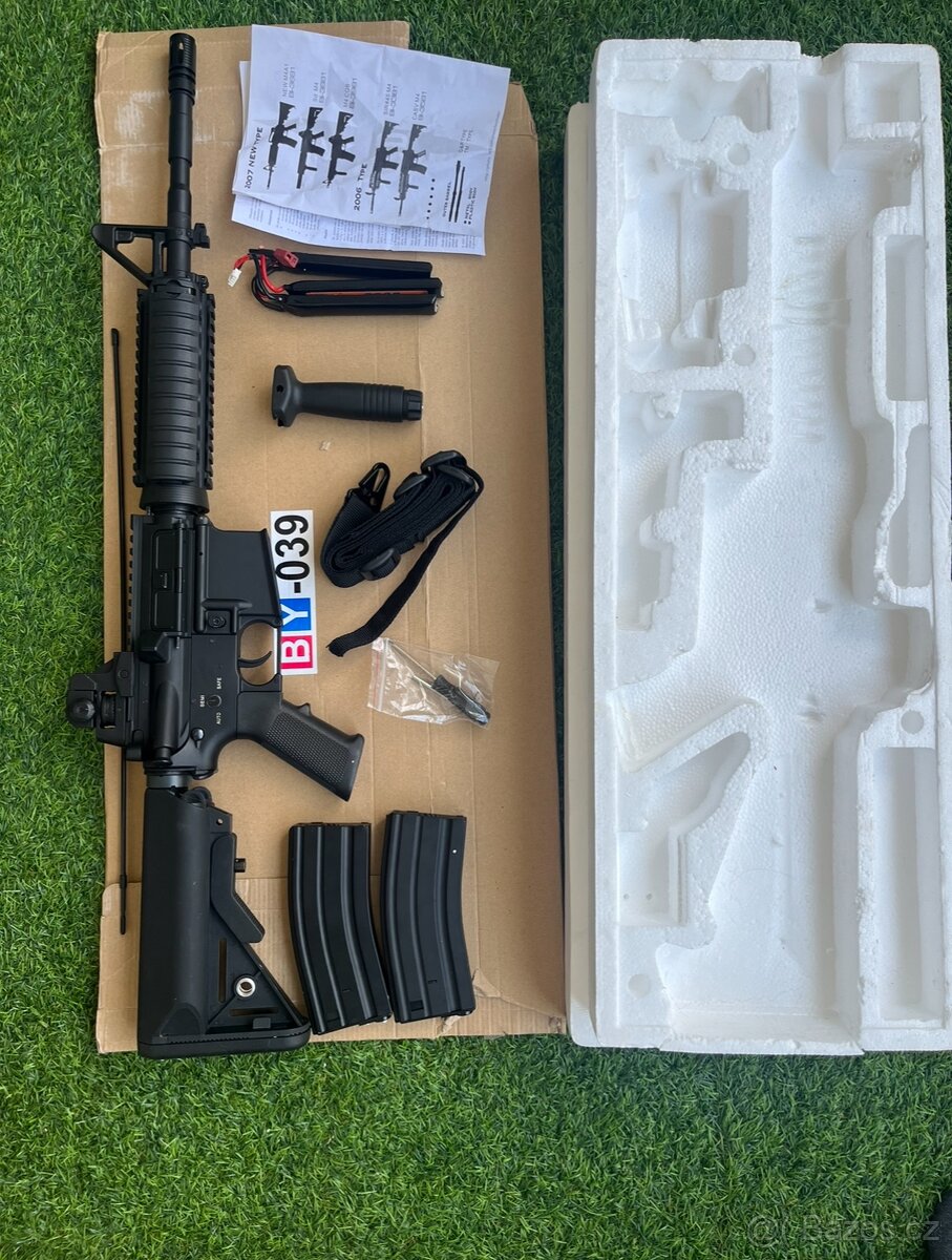 Airsoftová puška Power Custom M4 SOPMOD, 160 m/s