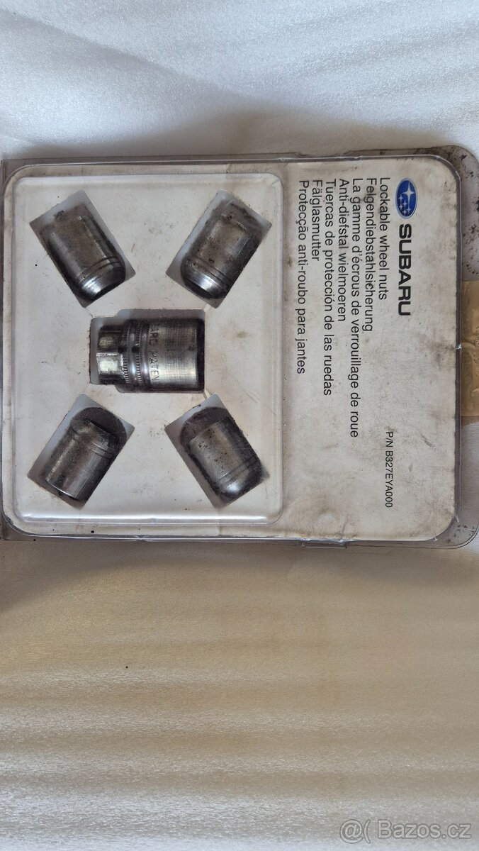 Subaru - pojistné bezpečnostní matice McGard M10