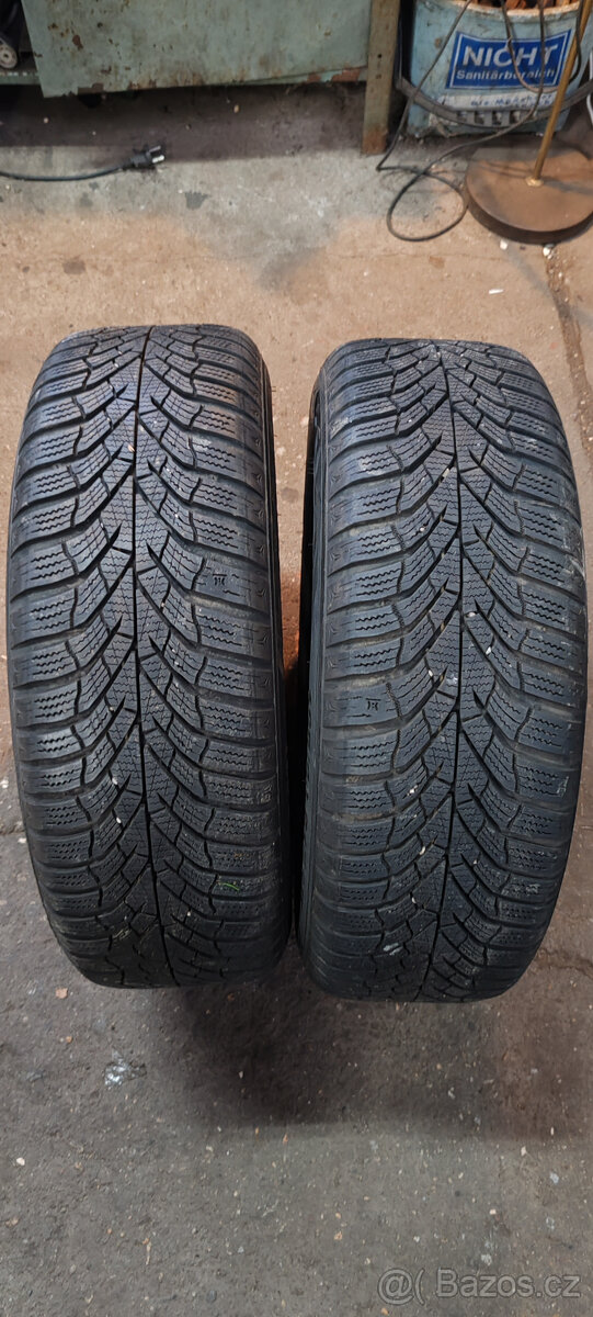 2 zimní pneumatiky KUMHO 185/60R15 84T 8,00mm DOT 2023