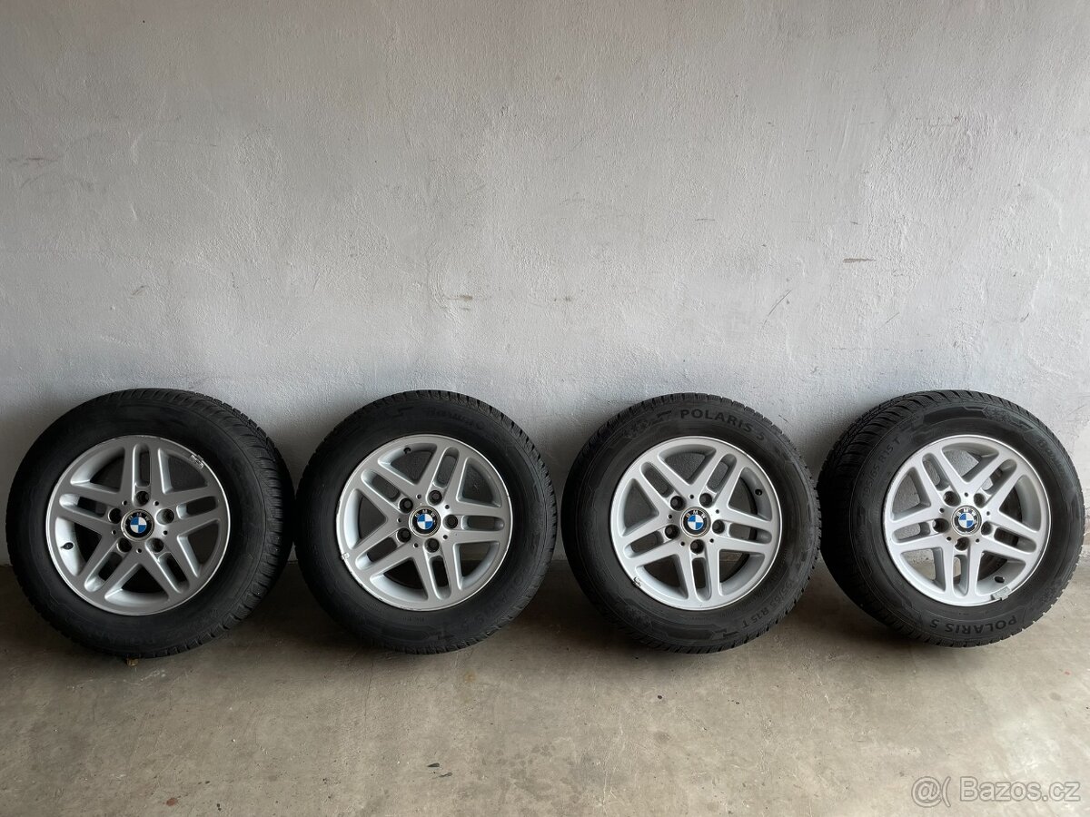 ALU kola BMW e46 15" včetně zimních pneu
