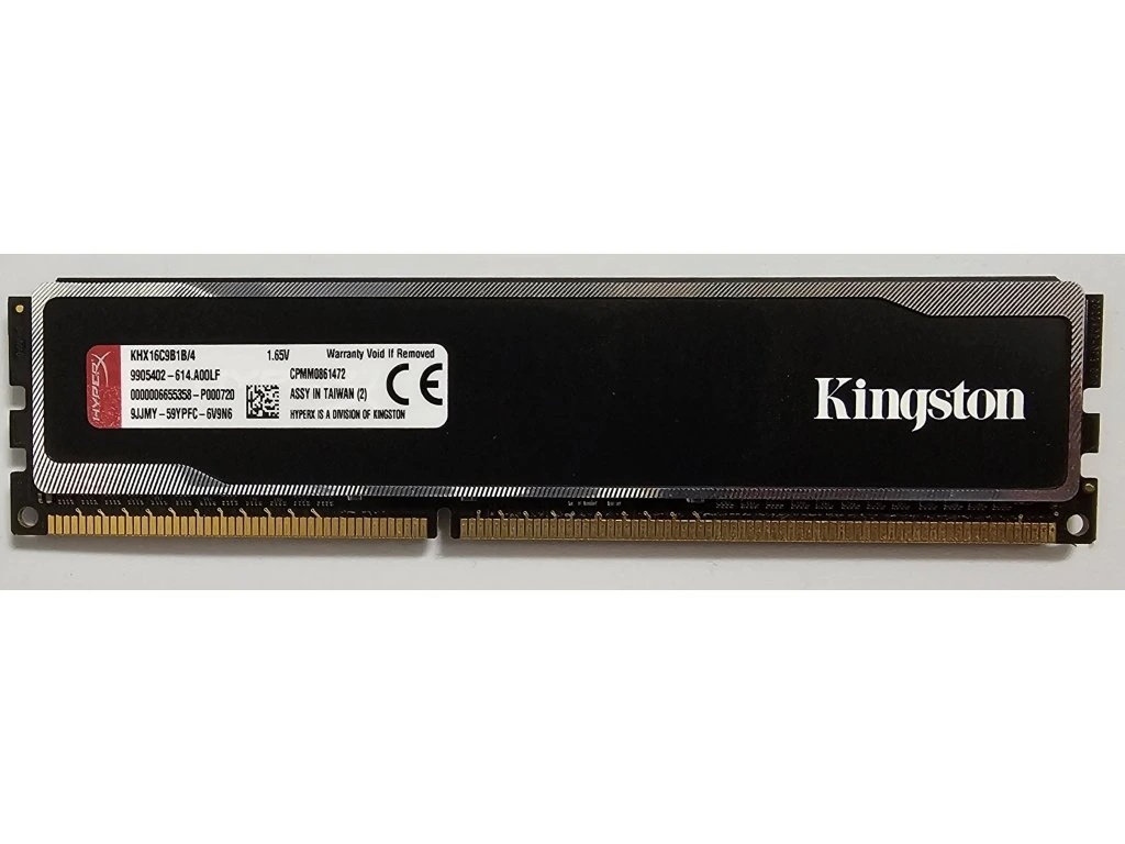 Kingston HyperX Black DDR3-1600 CL9 4 GB