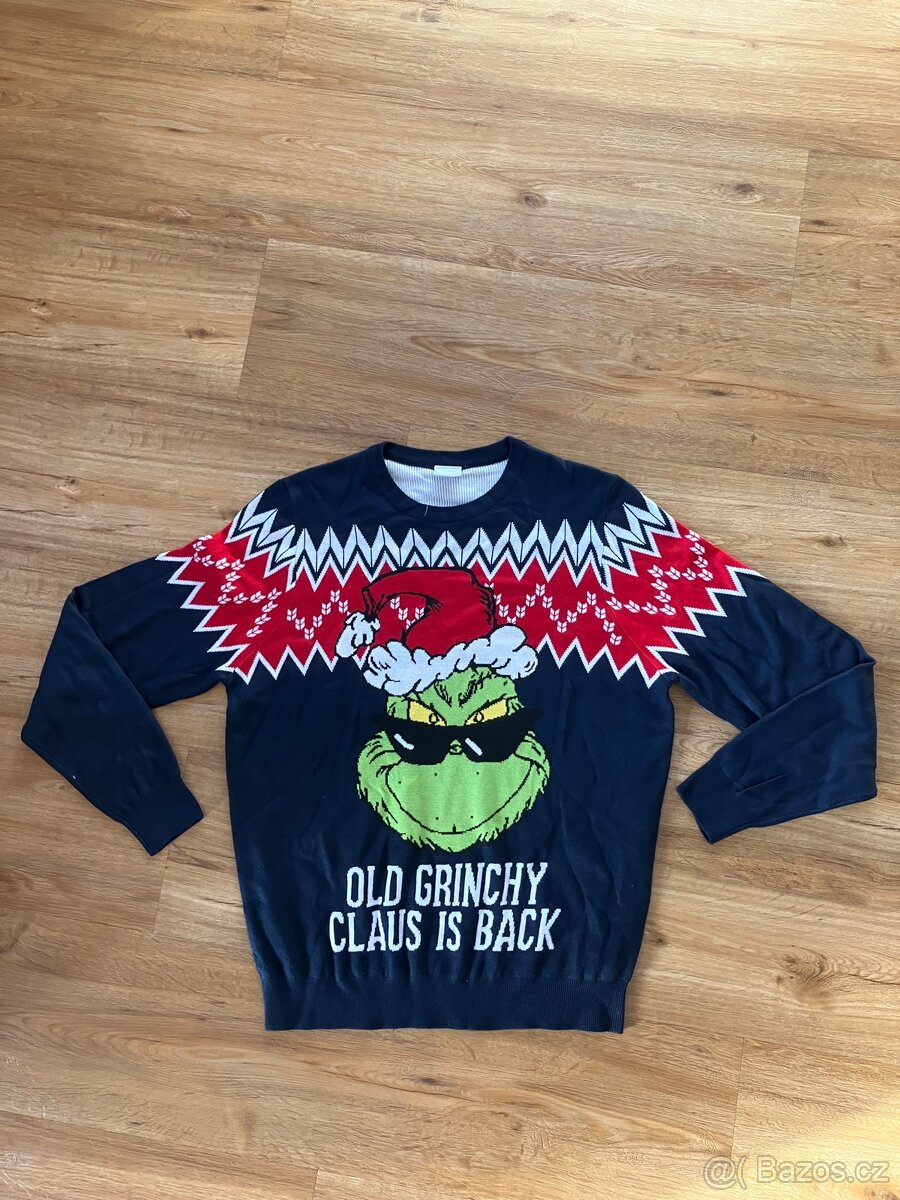 Pánský svetr s vánočním motivem