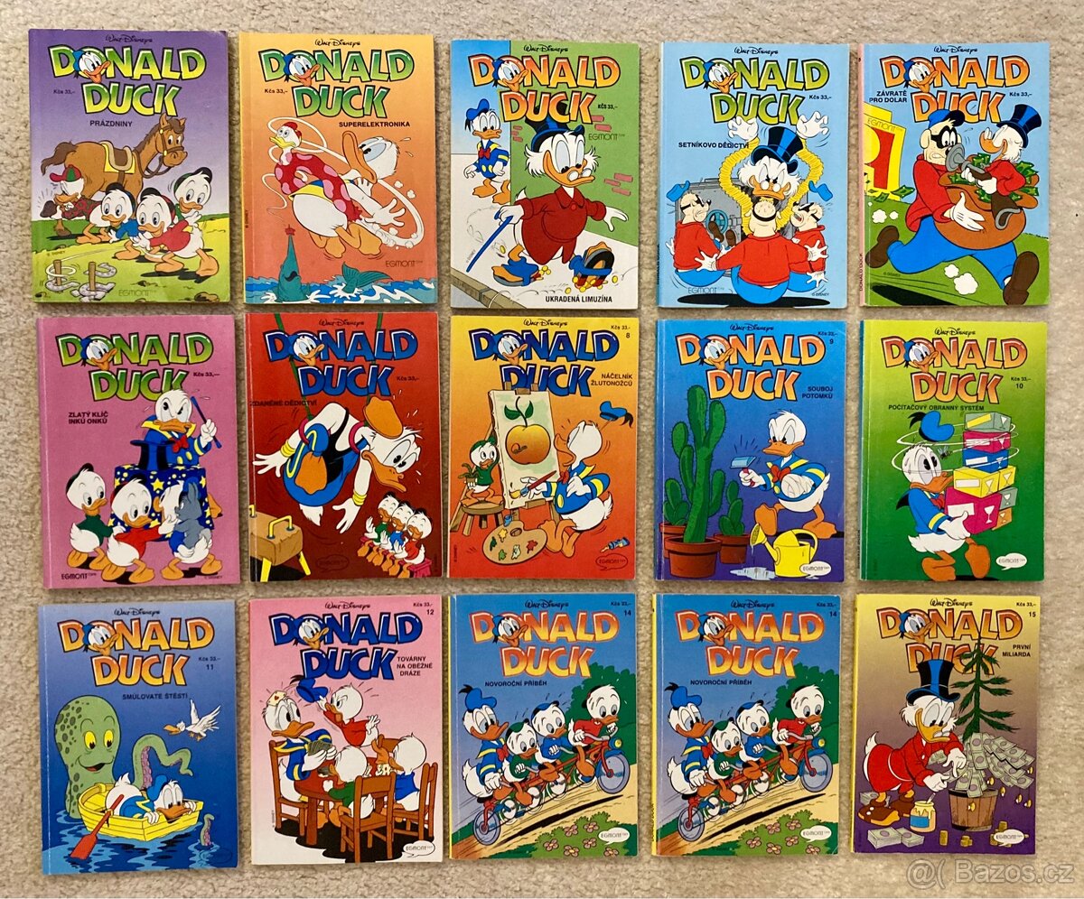 Donald Duck (1991-1992) Komplet série Super stav