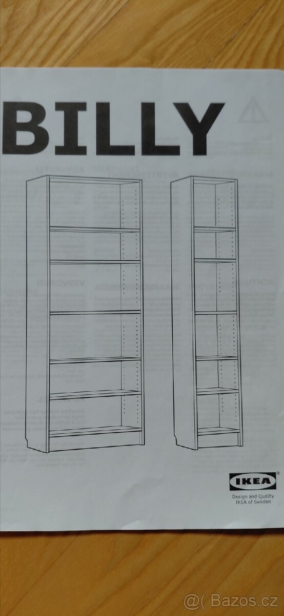 Koupím knihovnu IKEA Billy (dýha buk)