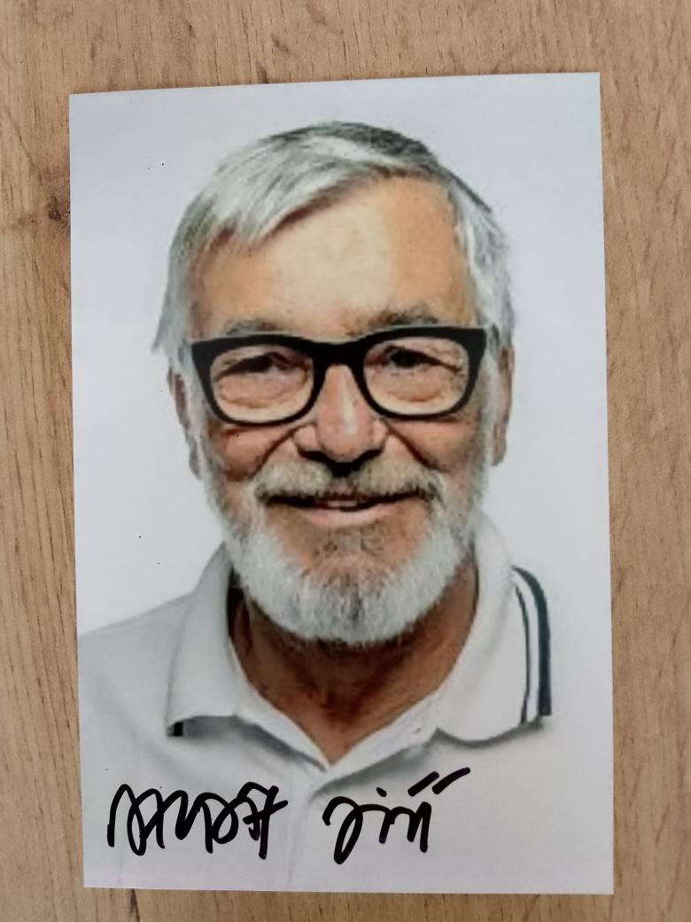 Autogram Jiří Bartoška