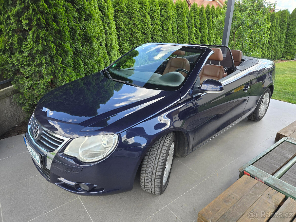 VW Eos 2.0 TDI Edition 2008 po servisu, spojce a STK