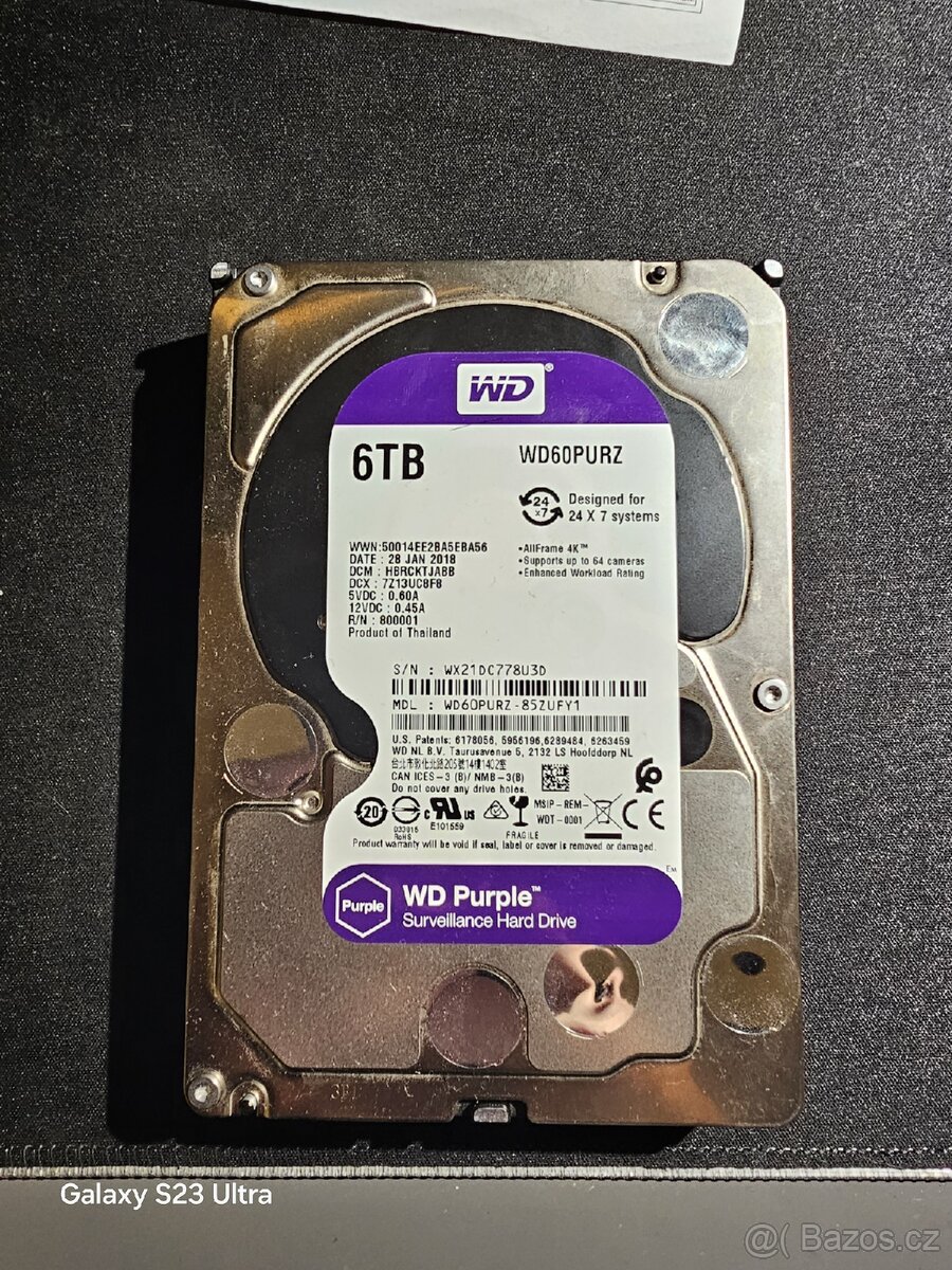 6tb hdd disk funkční