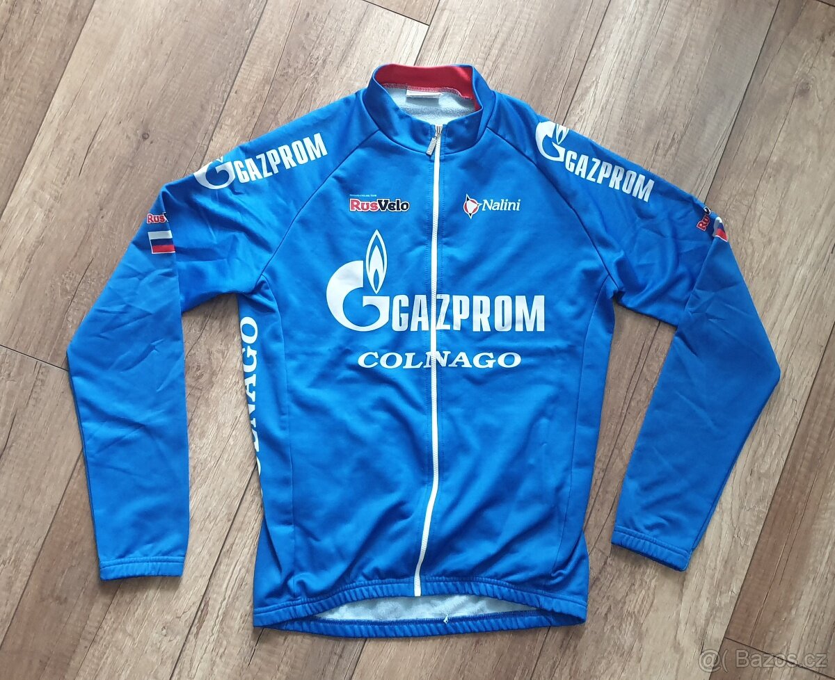 Cyklistický dres Nalini Gazprom Colnago RUS