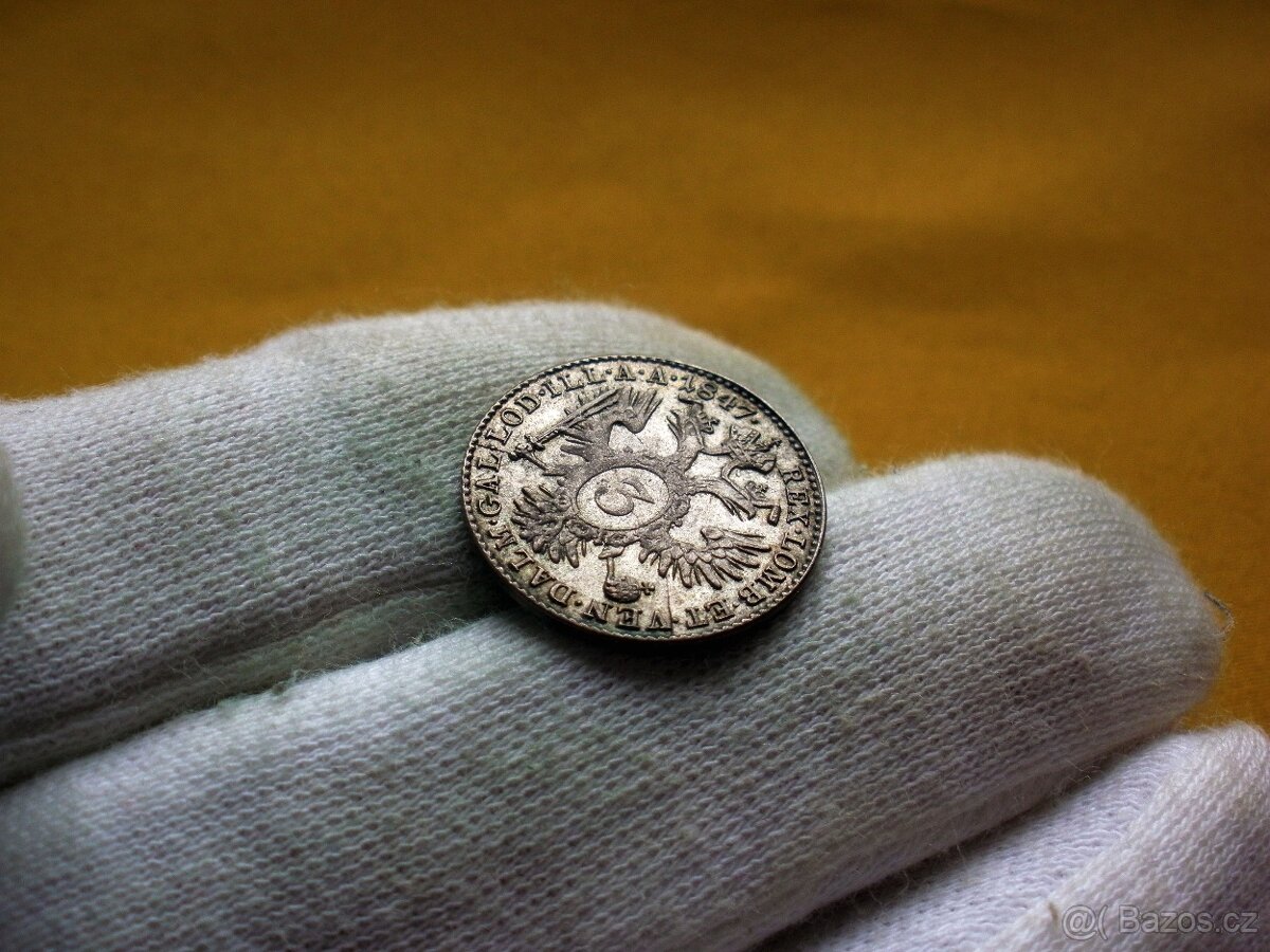 3 Krejcar 1847 C