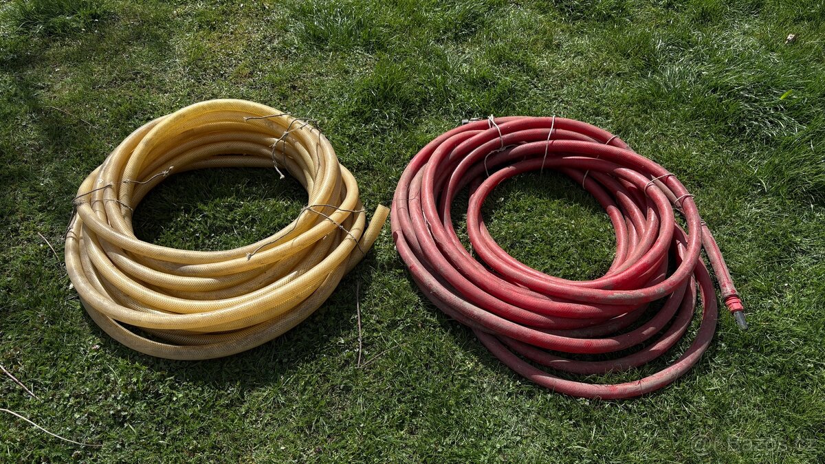 Hadice zahradní 2x25m 3/4'' Opletená, tlaková