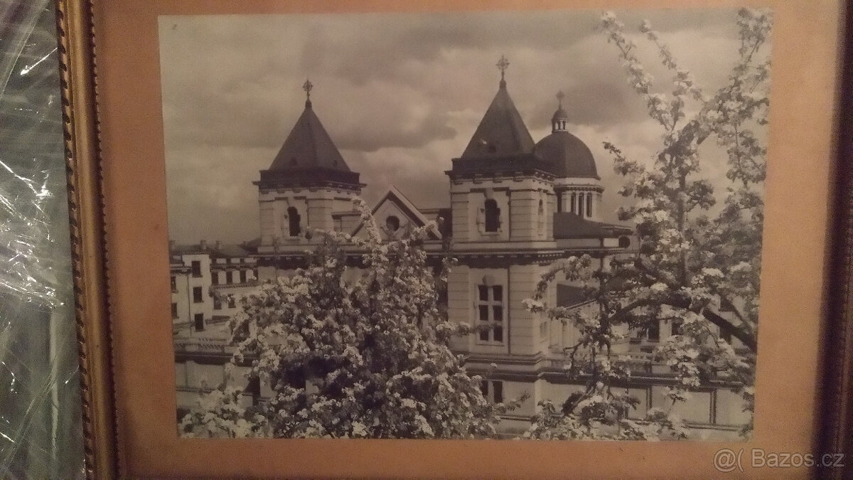 Retro obraz Praha