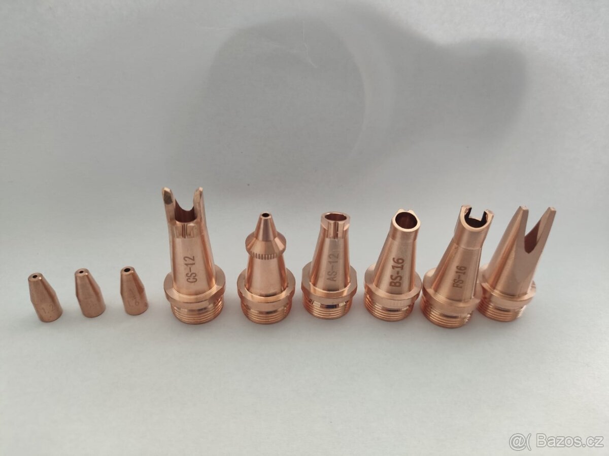 Spotřební materiál pro laserové hlavy a pistole Raytools