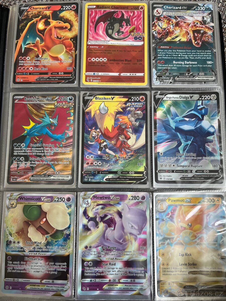 Pokemon karty celé album