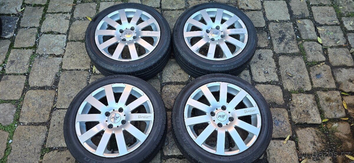 16" lité disky, 4x108, 7x16", ET25 letní 195/50/16 - zašl