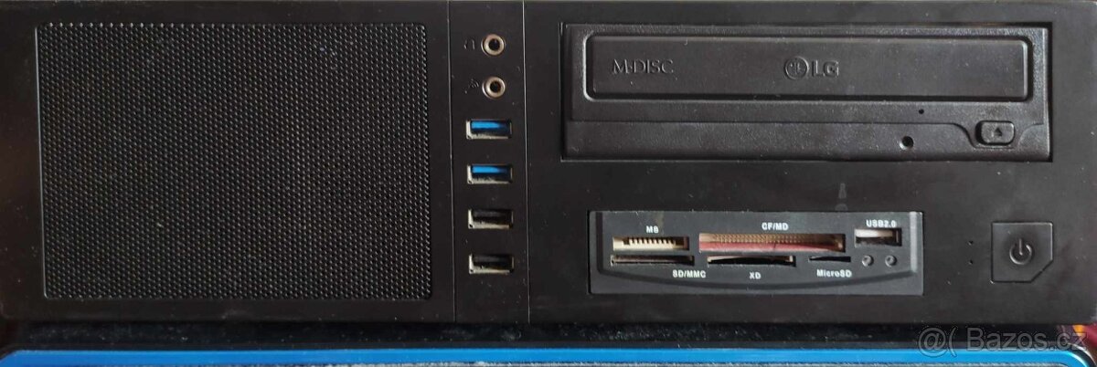 Chieftec case zdroj TFX 250W DVD supermulti LG čtečka karet